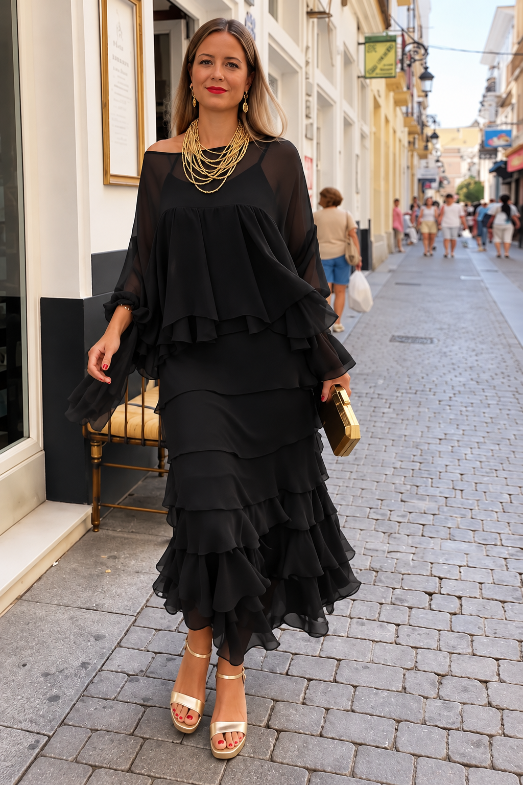 Vestido Verona Flecos