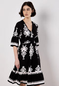 Vestido Estampado Gráfico Campana