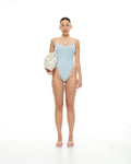 Yves Blue Classic One Piece Swimsuit by MYRA Swim